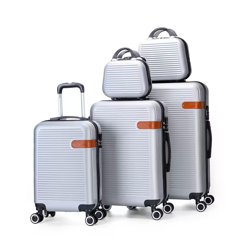 Luxury 3PCS Designer Luggage Set – 20/24/28” Travel Suitcases with Brown Accents. - Image 2