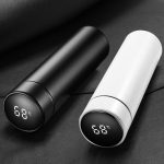 Vacuum Seal Sublimation Blank Flask Stainless Steel Insulated Intelligence Coffee Thermos Digital Water Bottle