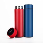 Vacuum Seal Sublimation Blank Flask Stainless Steel Insulated Intelligence Coffee Thermos Digital Water Bottle