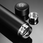 Vacuum Seal Sublimation Blank Flask Stainless Steel Insulated Intelligence Coffee Thermos Digital Water Bottle