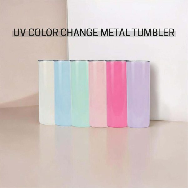 UV COLOR CHANGE METAL TUMBLER