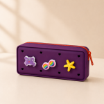Arnnel DIY Silicone Pencil Case for Kids - Customizable Pen Bag & Organizer - Size M-PM