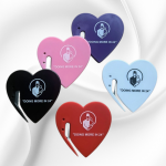 Mini Safety Letter Opener Heart Shape | Plastic Envelope Cutter for Office School Home Use