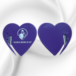 Mini Safety Letter Opener Heart Shape | Plastic Envelope Cutter for Office School Home Use