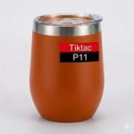 Personalized Glitter Wine Mug 12oz – Stainless Steel