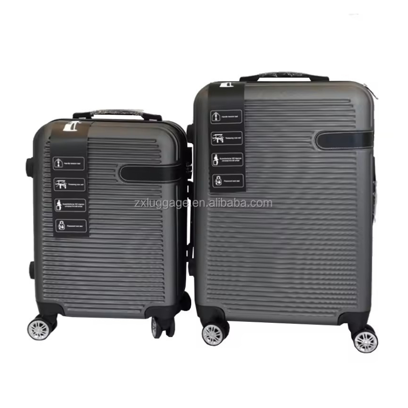 Luxury 3PCS Designer Luggage Set – 20/24/28” Travel Suitcases with Brown Accents. - Image 5