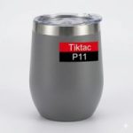 Personalized Glitter Wine Mug 12oz – Stainless Steel