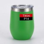 Personalized Glitter Wine Mug 12oz – Stainless Steel