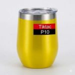 Personalized Glitter Wine Mug 12oz – Stainless Steel