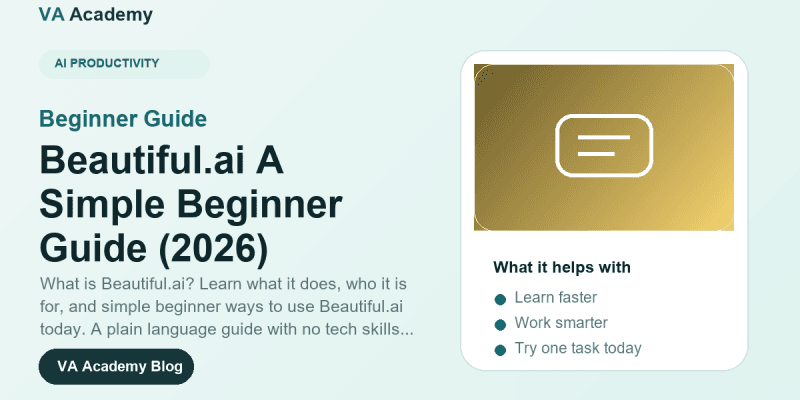 What Is Beautiful.ai? A Simple Beginner Guide (2026)