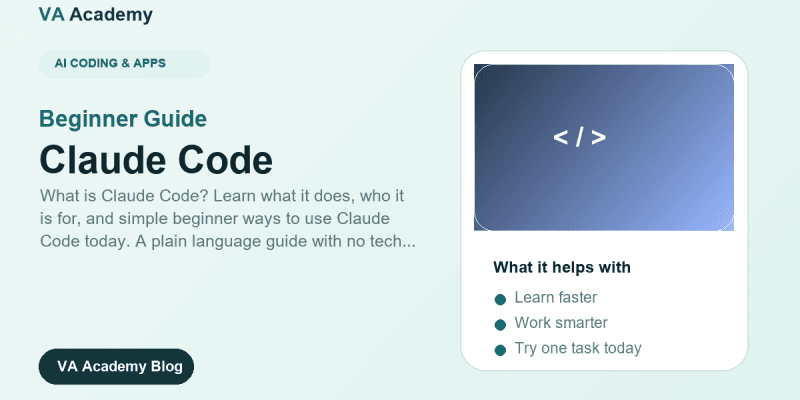Claude Code for Beginners: What It Is and How to Use It (2026)