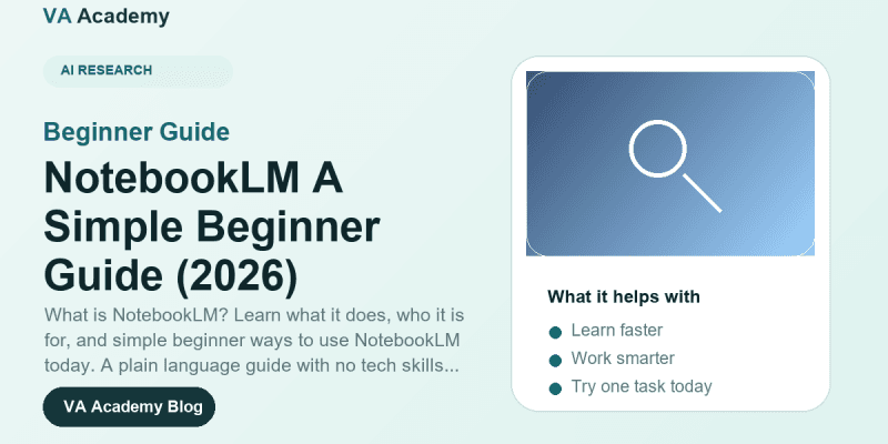What Is NotebookLM? A Simple Beginner Guide (2026)
