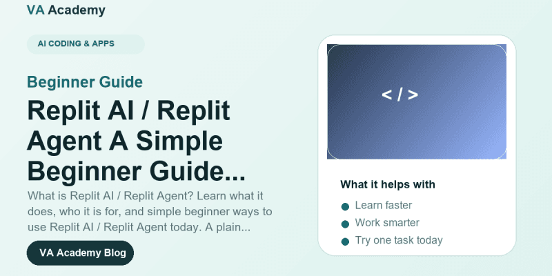 What Is Replit AI / Replit Agent? A Simple Beginner Guide (2026)