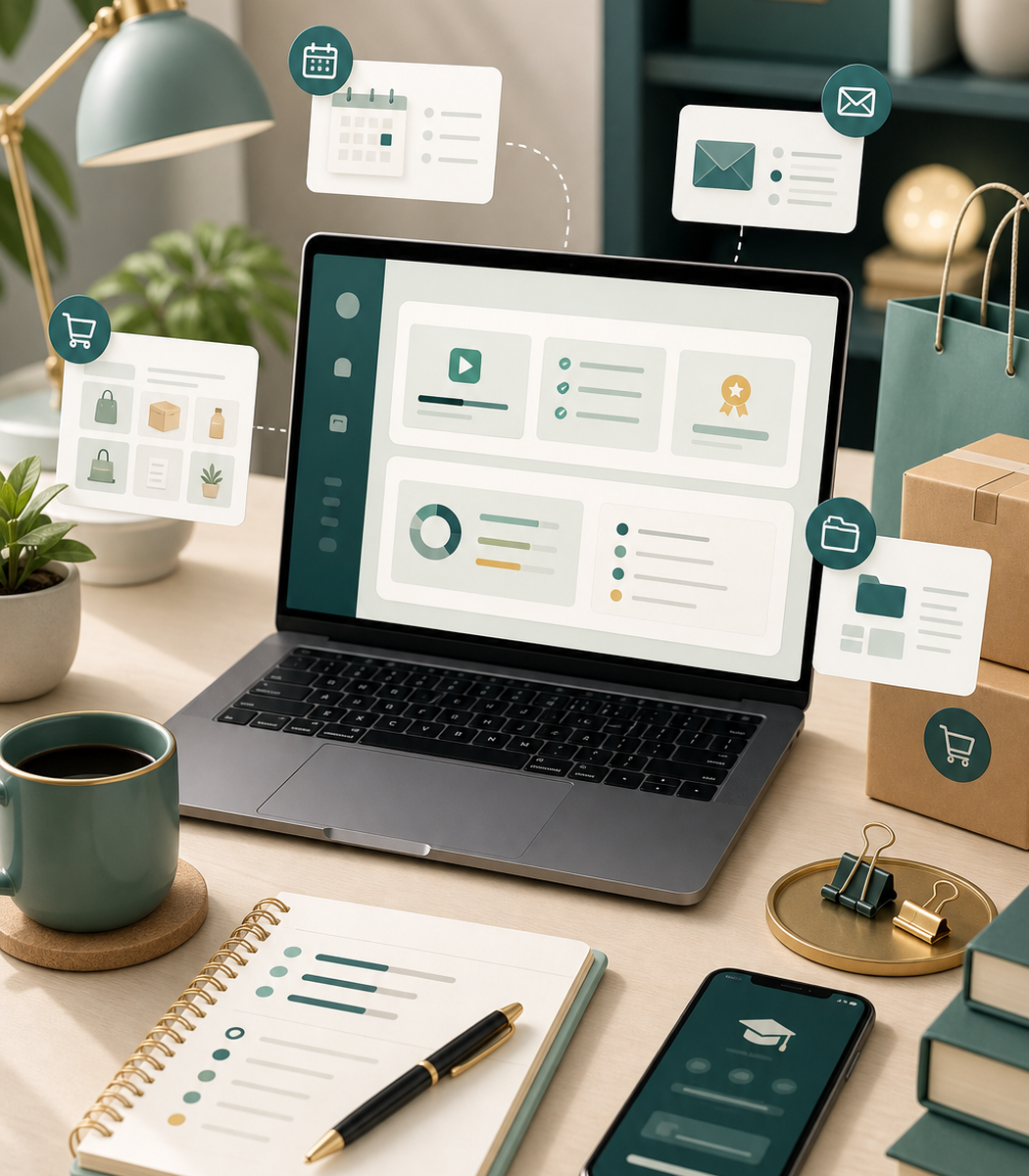 VA Academy ecommerce and AI training workspace